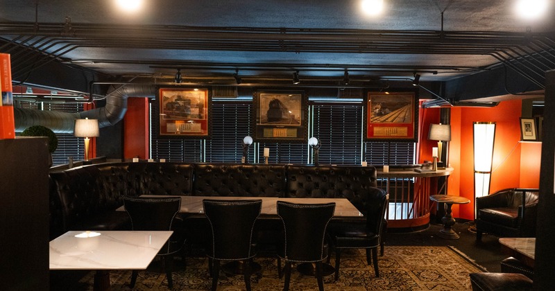 Interior, table for multiple people