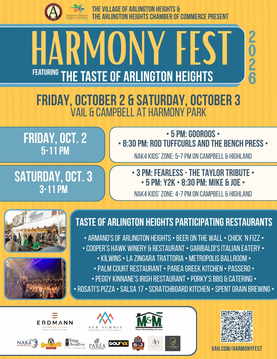 Join us for Harmony Fest Featuring the Taste of Arlington Heights event photo