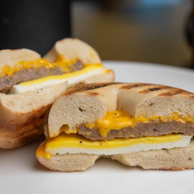 Plain Bagel Sandwich photo