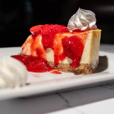 Cheese cake strawberry.