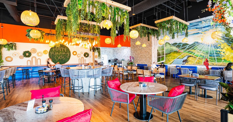 Interior, seating area