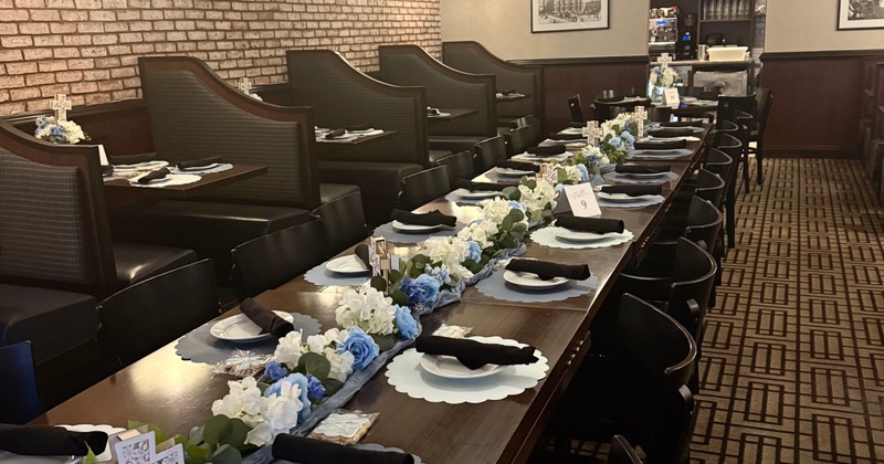 Interior, dining area