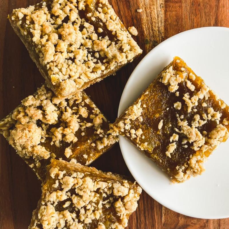Butternut Squash Oat Bar (GF, NF, SF) photo