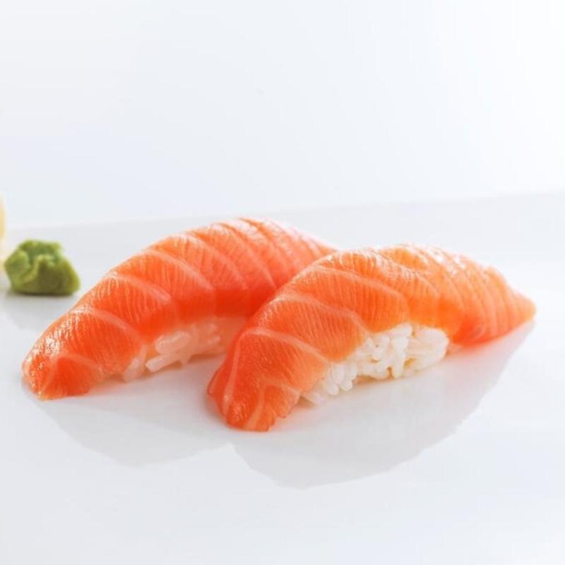 2 Piece Fresh Salmon Sushi photo