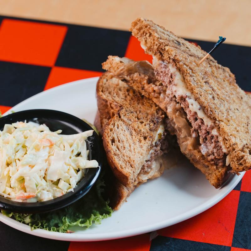 menu item 4 of 8, Patty Melt Burger