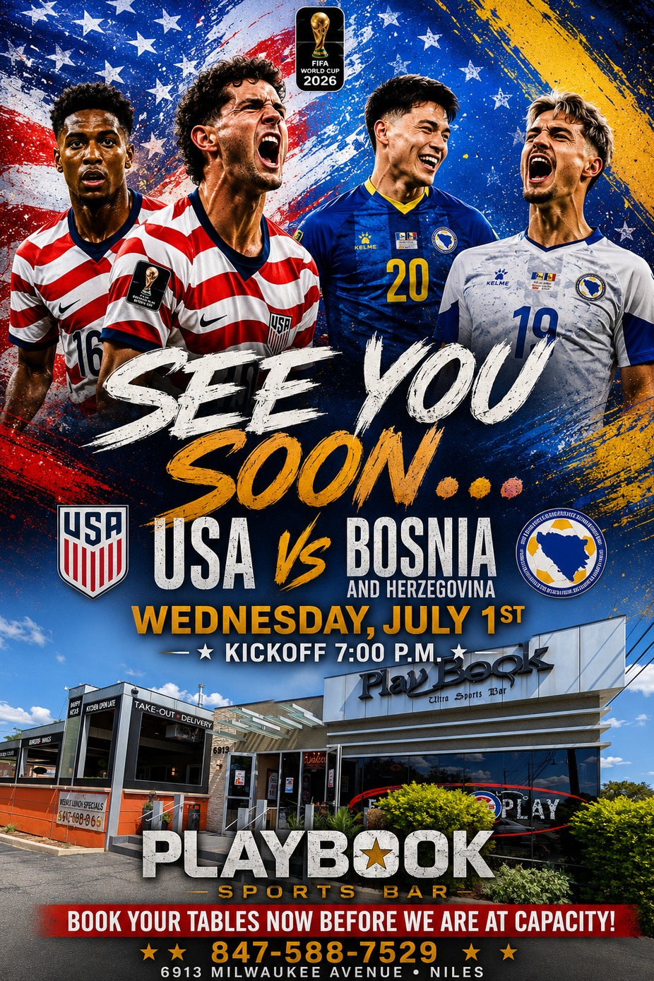 World Cup Round of 32 USA vs BOSNIA event photo