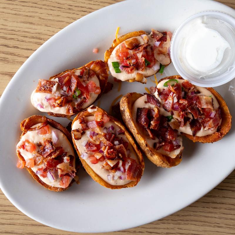 menu item 2 of 15, Loaded Potato Skins