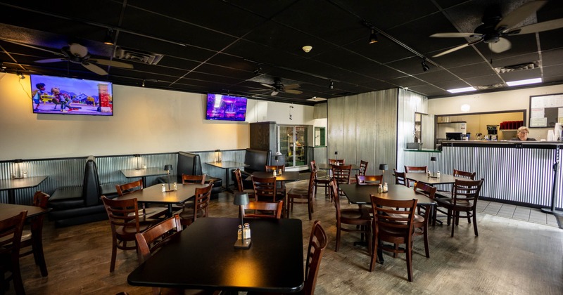 Interior, dining area