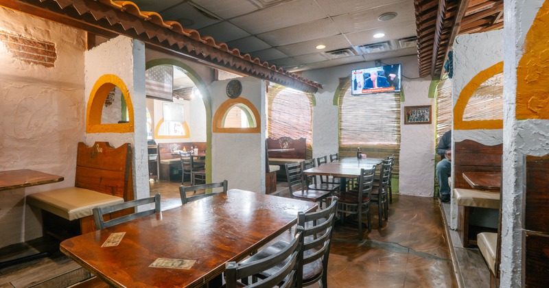 Interior, dining area