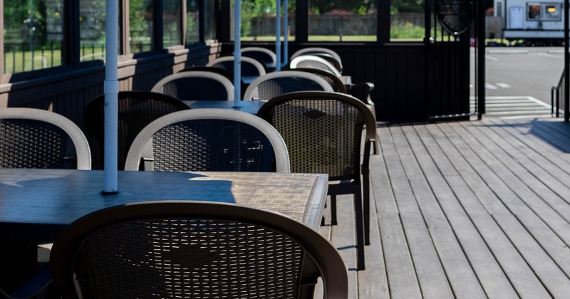 Outdoor seating area