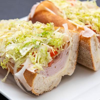 Turkey & Cheese Hoagie.