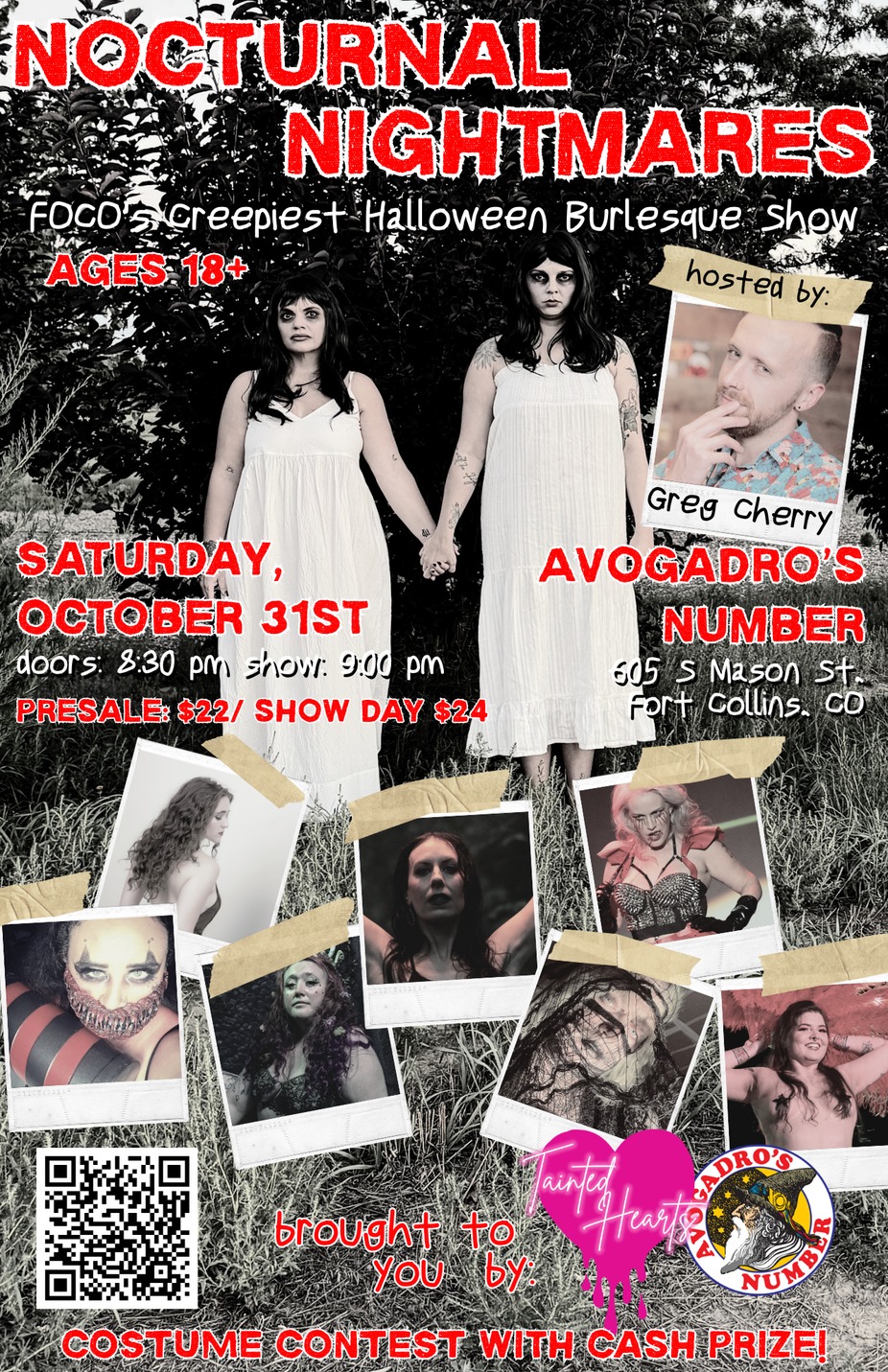 Nocturnal Nightmares: Foco's Creepiest Halloween Burlesque Show event photo