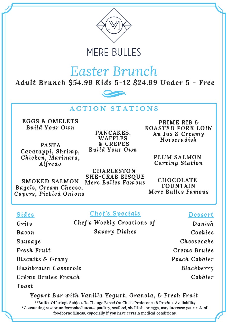 Easter Brunch at Mere Bulles event photo