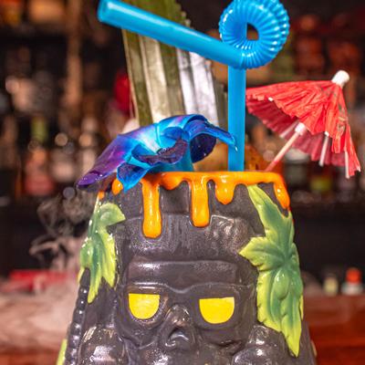 TU Zombie cocktail, close-up.
