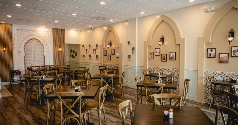 Interior, dining area