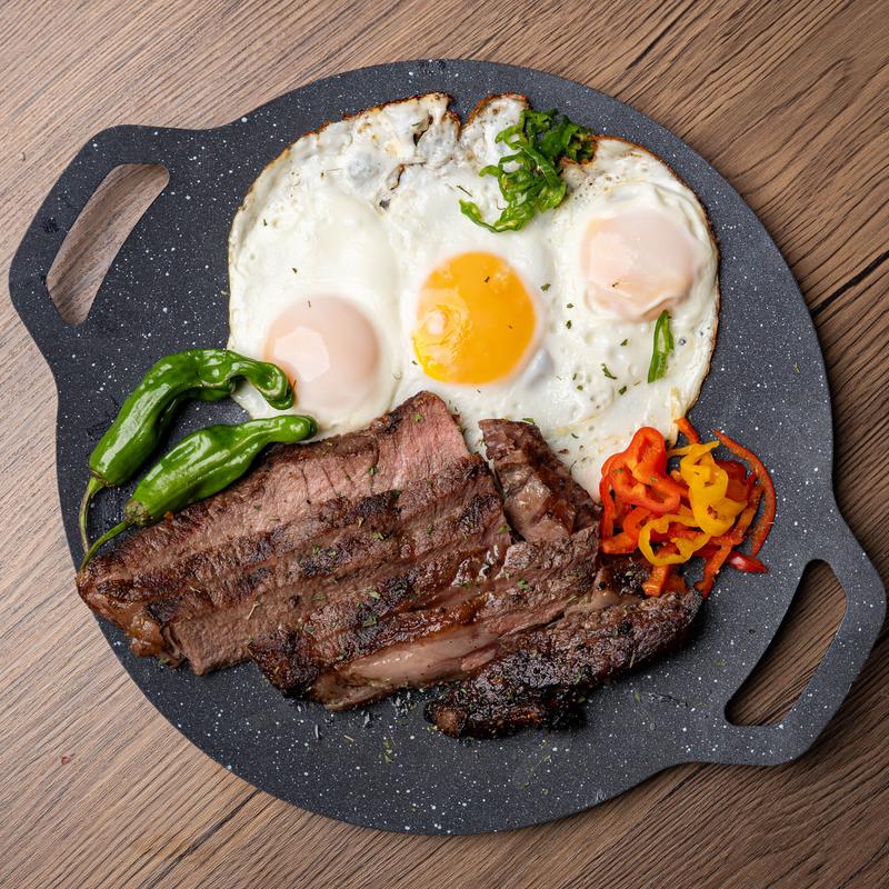 menu item 7 of 8, Steak & 3 Eggs