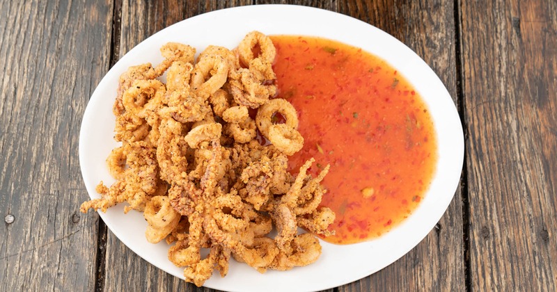 Calamari served