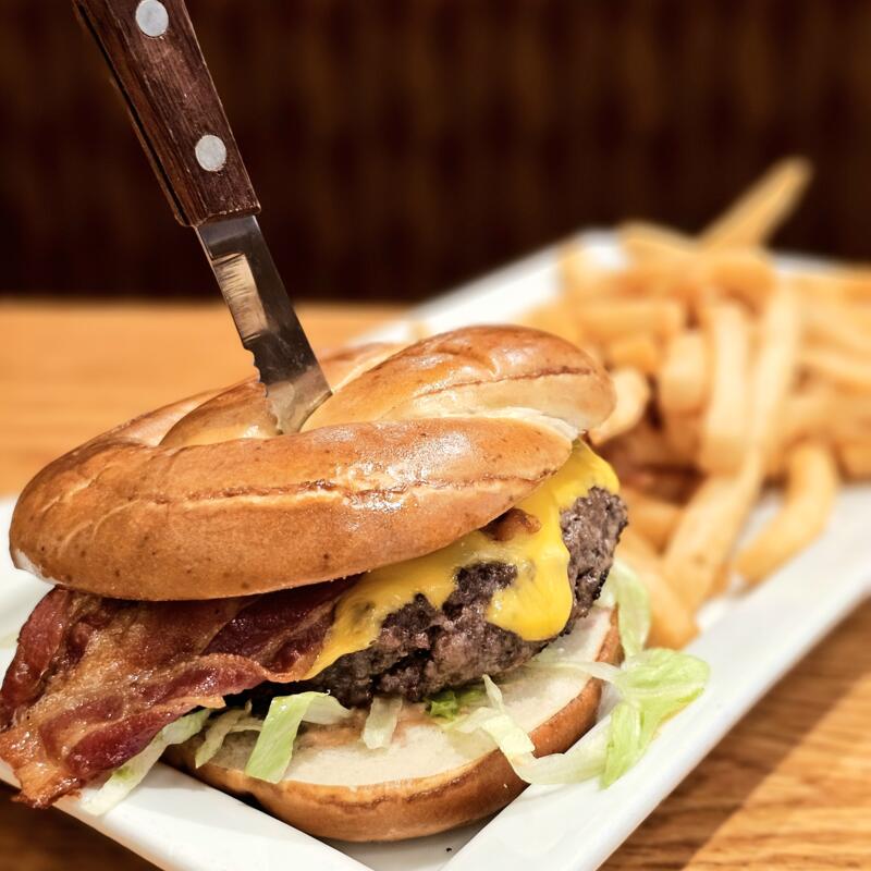 Pretzel Burger (GF) photo