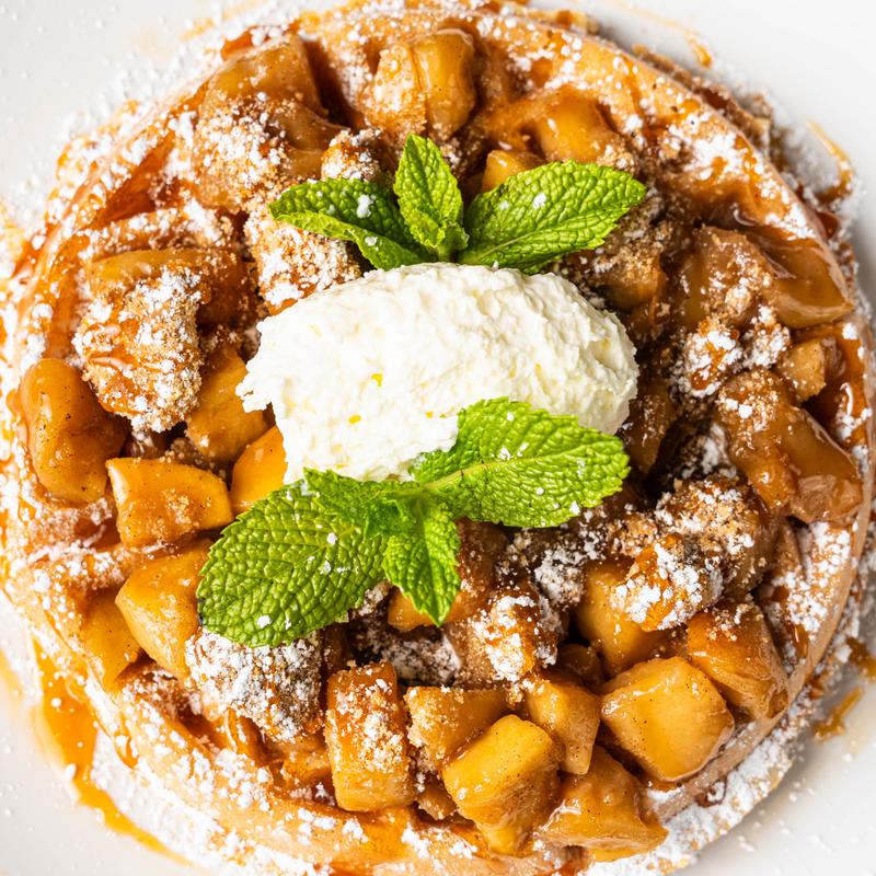 menu item 4 of 10, Apple Crumb Waffle