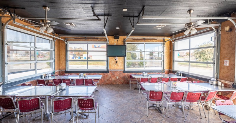 Interior, seating area