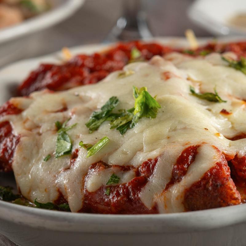 menu item 7 of 11, Chicken or Eggplant Parmigiana