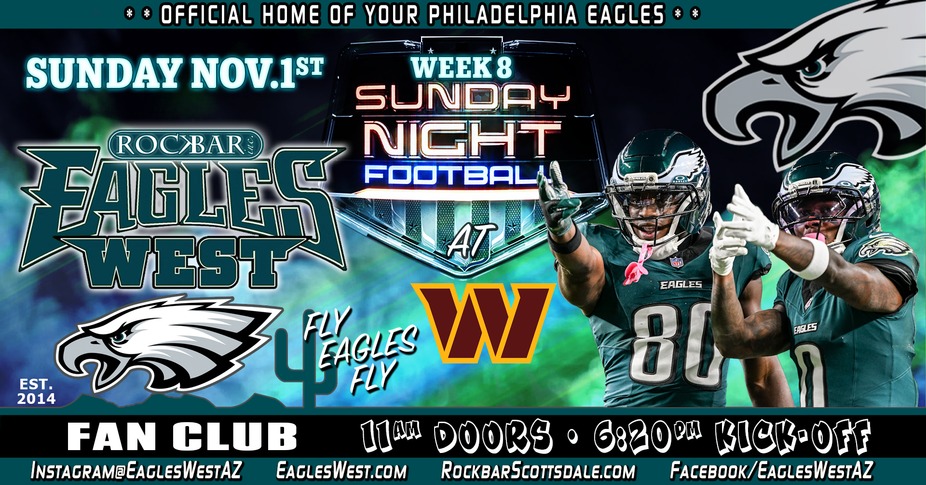 WEEK 8 - EAGLES at COMMANDERS event photo