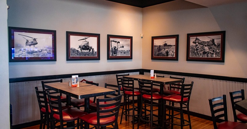 Interior, dining area