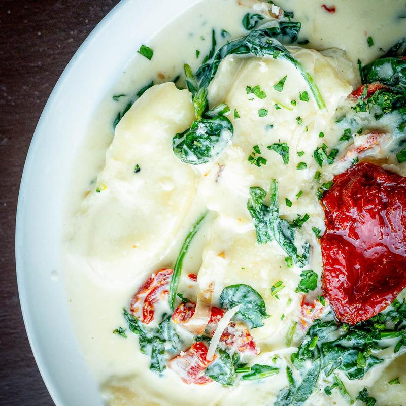 Creamy Tuscan Agnolotti photo