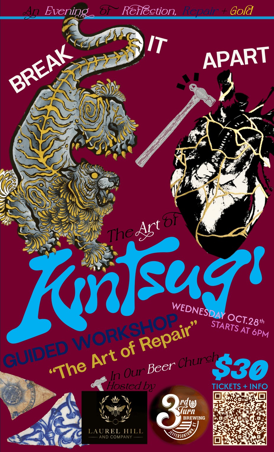 KINTSUGI WORKSHOP CLASS WITH LAUREL HILL & CO. event photo