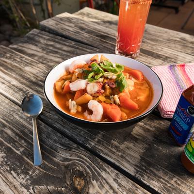 Levanta Muertos Soup.