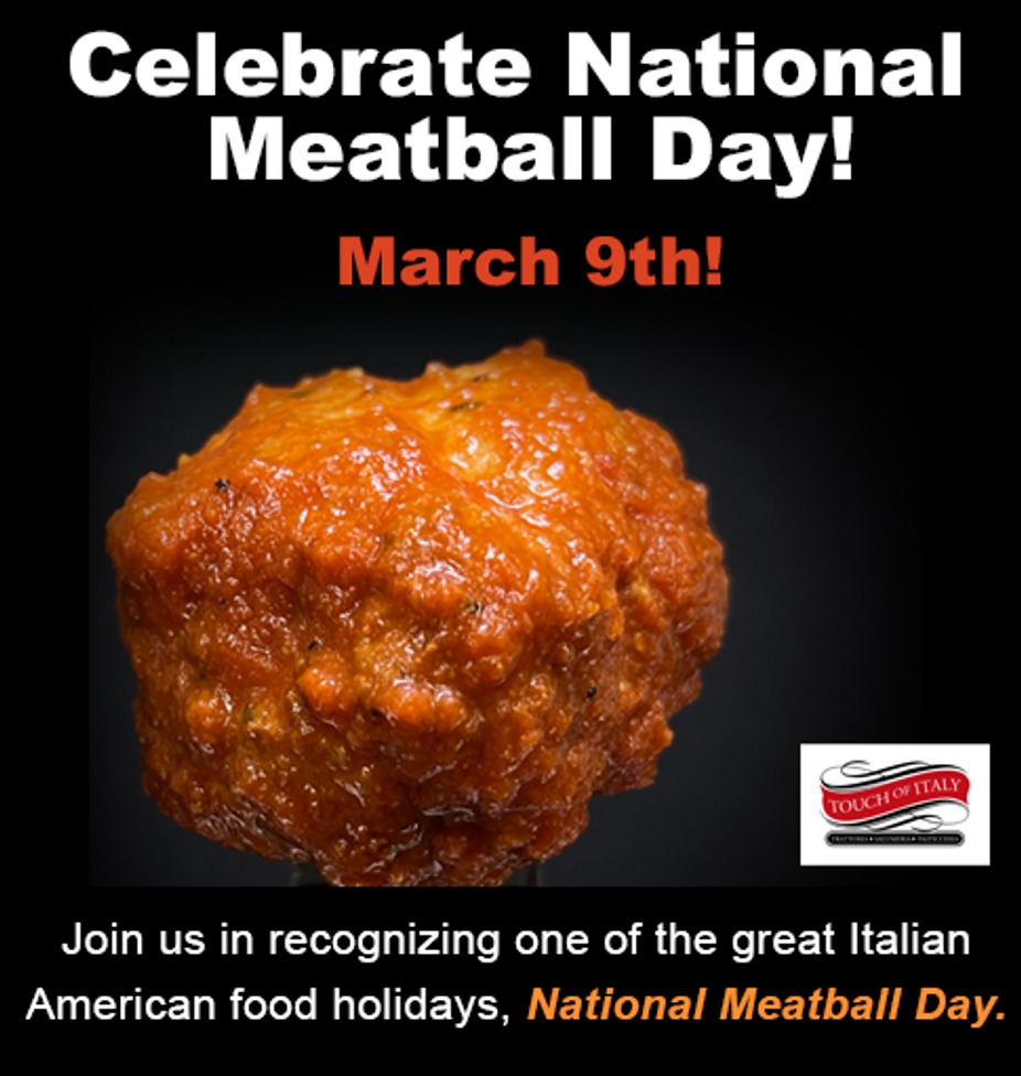 March 9th is National Meatball Day! event photo