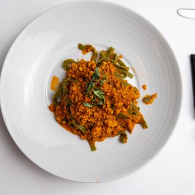 Ground Chicken Bolognese.