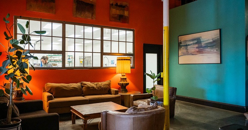 Interior, couch and chair in seating area