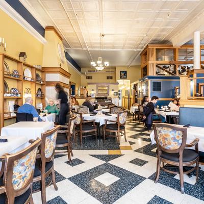 Spacious dining area