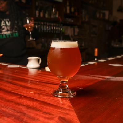 Glass of beer.