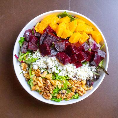 The beet salad bowl.