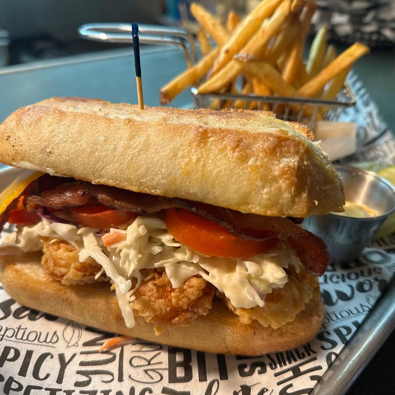 Cajun Fried Shrimp Po' Boy photo