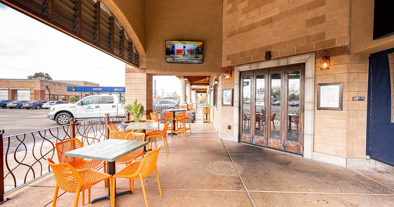 Exterior seating area