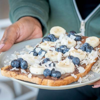 Cocoa Nutella Toast.