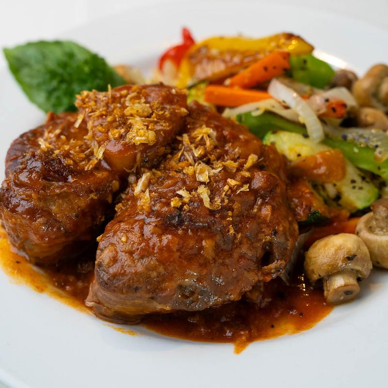 menu item 5 of 5, Osso Bucco Alla Romana