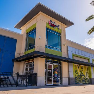 The restaurant's building.