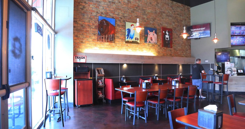 Interior, dining area