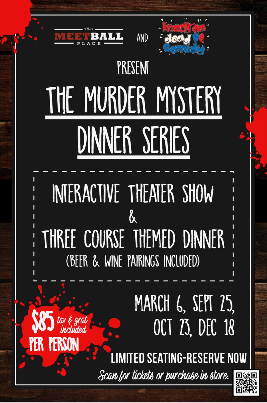 The Murder Mistery Dinner Series event photo
