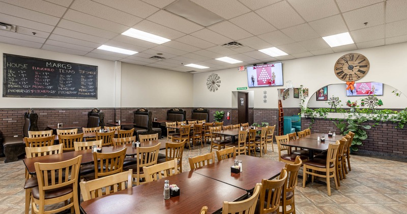 Interior, dining area