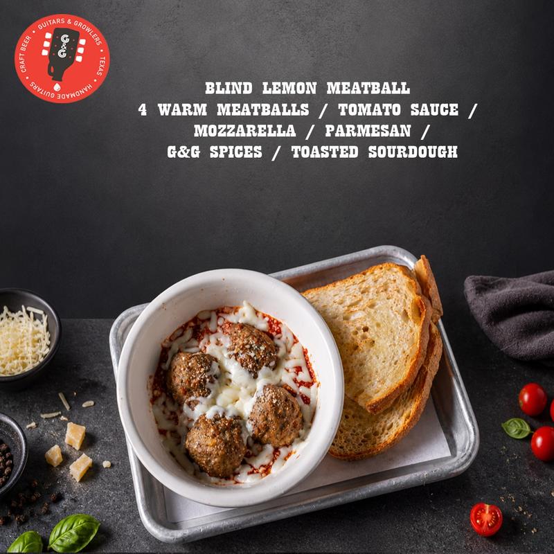 menu item 5 of 56, Blind Lemon Meatball