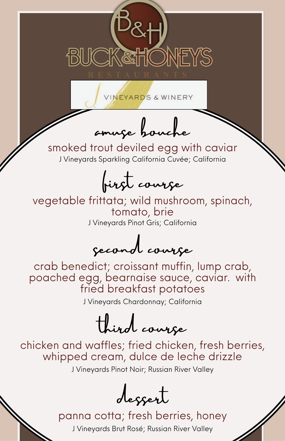 Waterfront Brunch featuring J Vineyards event photo