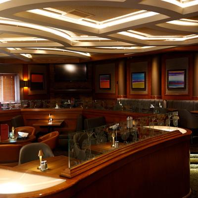 Restaurant dining area.