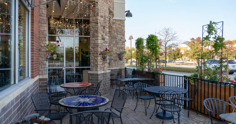 Exterior, seating place on patio