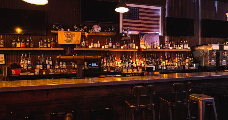 Interior, bar area
