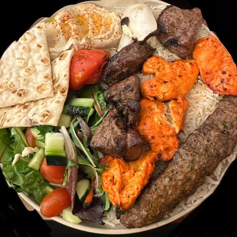 menu item 2 of 14, 1 Kabob Plate